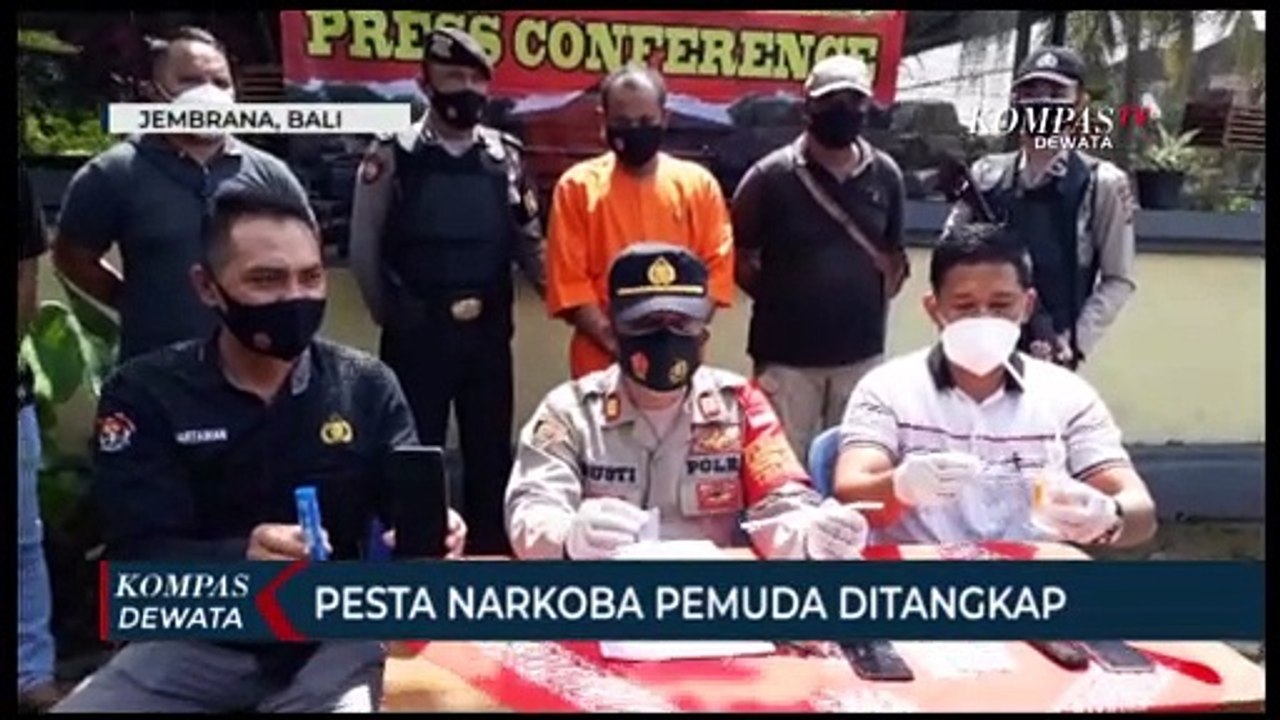 Pesta Narkoba Pemuda Ditangkap