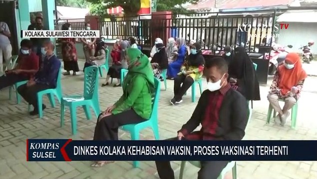 Dinkes Kolaka Kehabisan Vaksin, Proses Vaksinasi Terhenti