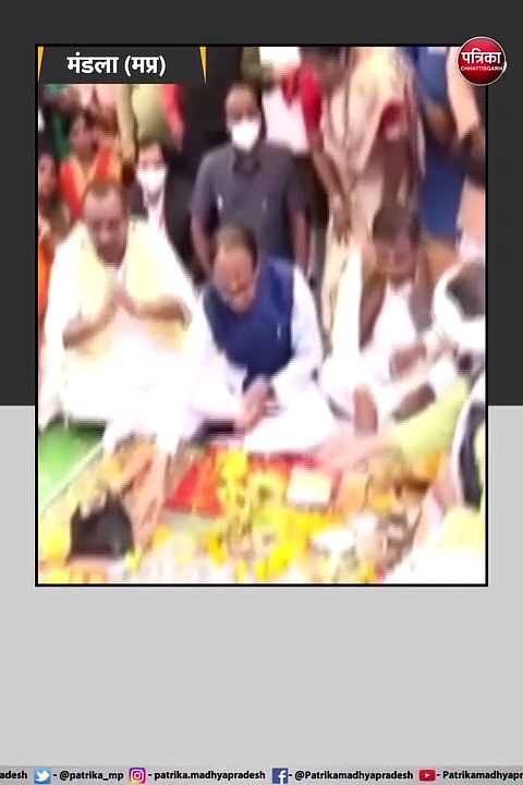 CM ने किया- राजा शंकर शाह, रघुनाथ शाह प्रतिमा का भूमिपूजन