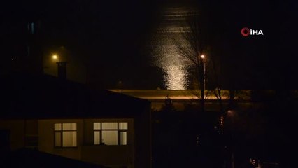 Yakamoz ışığı Van Gölü'nü aydınlattı, ortaya mest eden görüntüler çıktı