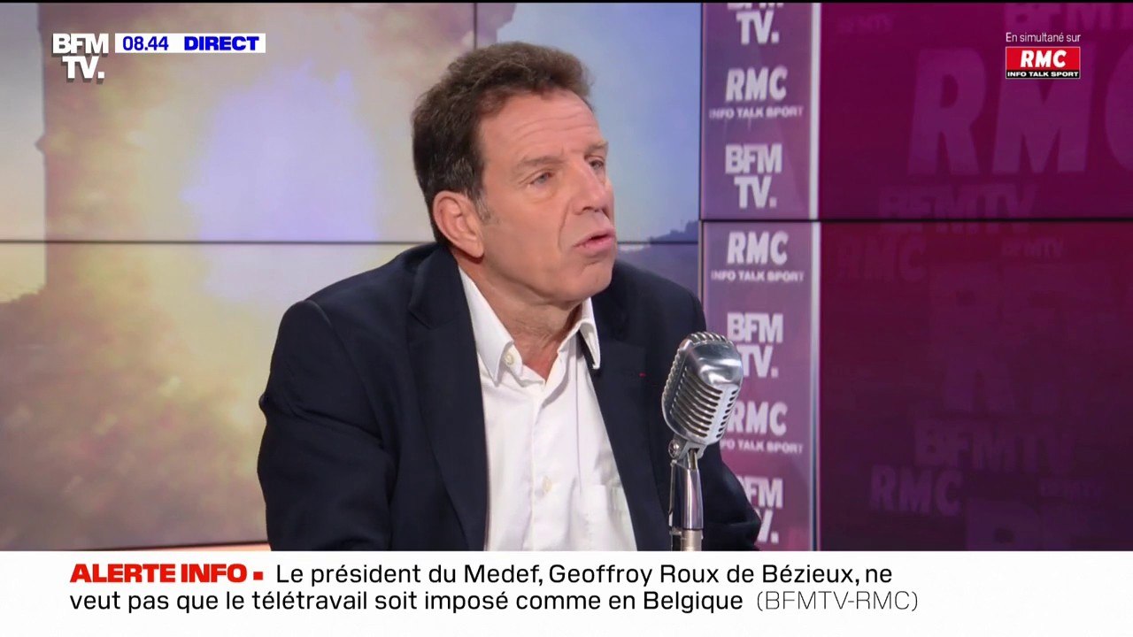 Geoffroy Roux de Bézieux encourage "à faire profiter les salariés de cette année", qu'il juge "très bonne pour la plupart des entreprises"