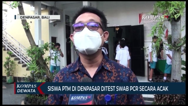 Siswa PTM Swab PCR Secara Acak