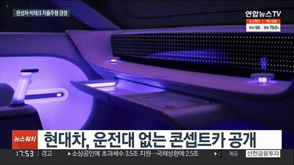 운전대 없는 차 공개…불붙은 자율주행 기술 경쟁
