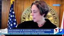 Julio José Iglesias se divorcia y firma un acuerdo confidencial de 22 páginas
