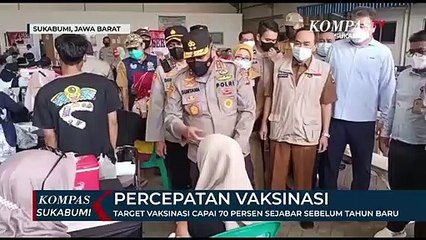 Target Vaksinasi Capai 70 Persen Sejabar Sebelum Tahun Baru