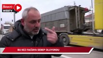 Hayata tutunduran trafik levhaları bu kez faciaya sebep oluyordu