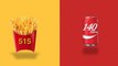 20 illustrations insolites où le logo des marques est remplacé par le nombre de calories
