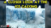 'Huge block of ice breaks off Perito Moreno Glacier & perishes in water'