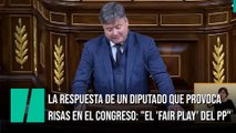 La respuesta de un diputado que provoca risas en el Congreso: 