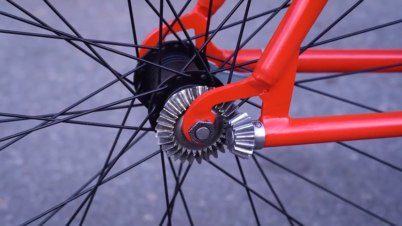 Insane Chainless Bicycle Prototype