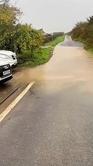 Flooding near caravan park site, Reighton