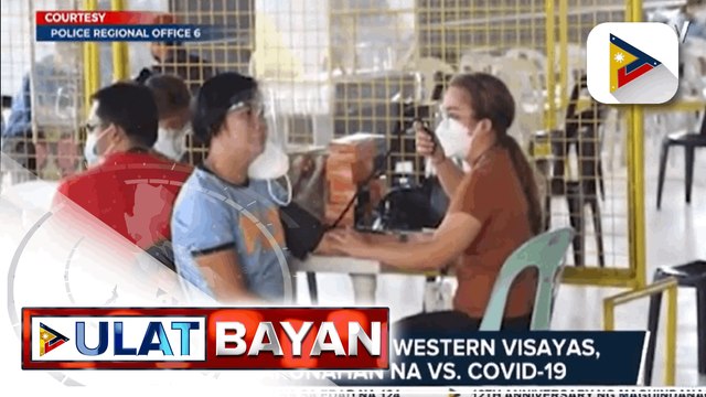 Higit 13-K pulis sa Western Visayas, nabakunahan na vs. COVID-19; Pediatric vaccination rollout sa Southern Leyte, nagsimula na
