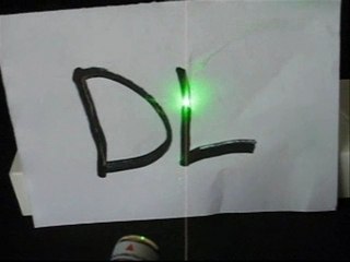 Green laser pointer - Aurora GW 150mW what can it burn???