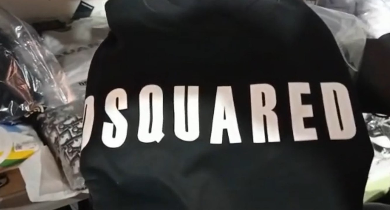 Napoli - Articoli contraffatti sequestrati e donati alla Protezione Civile (23.11.21)