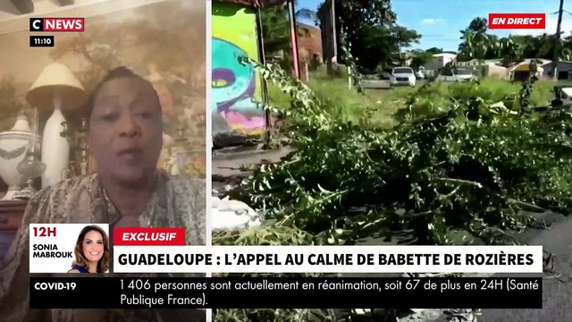 EXCLU - Babette De Rozieres met en garde sur la Guadeloupe: Ce n'est pas la peine de nous menacer. Quand on nous menace, on devient des guerriers - VIDEO
