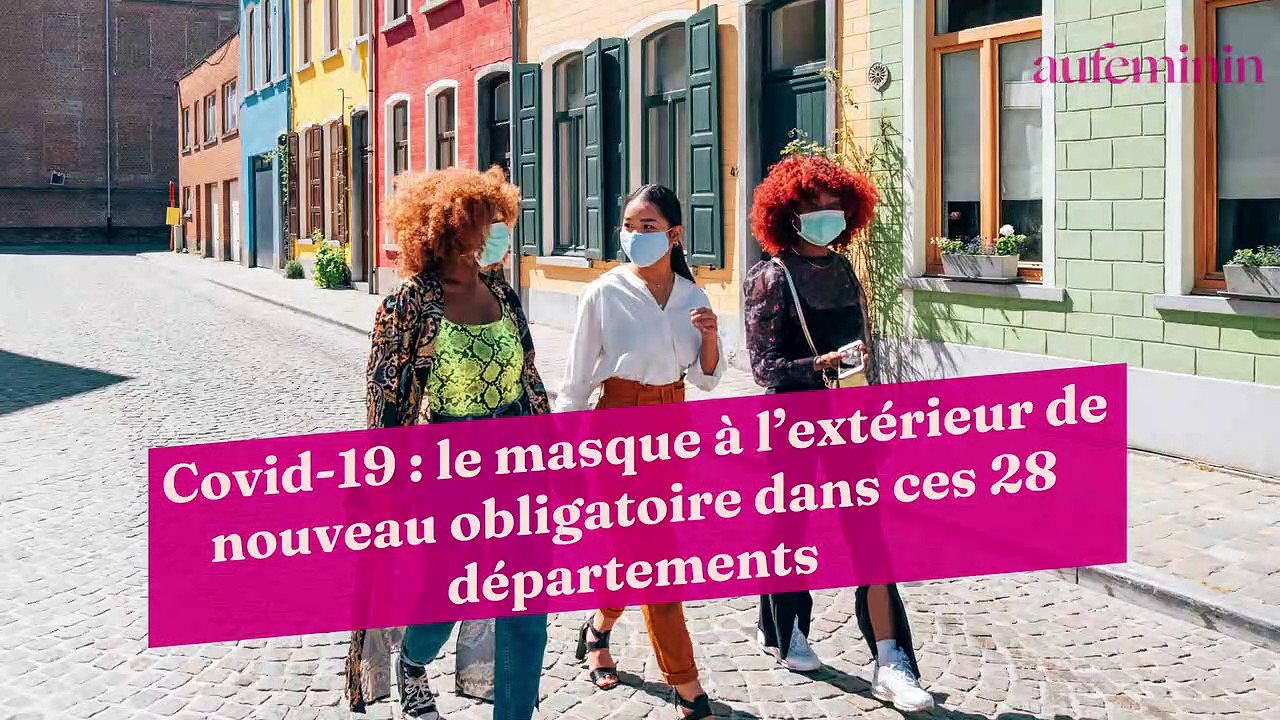 Covid-19 : le masque à l’extérieur de nouveau obligatoire dans ces 28 départements