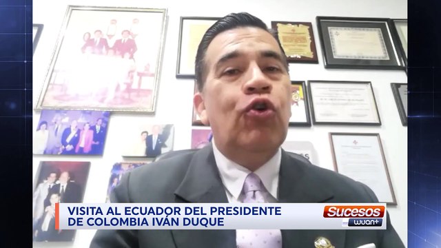 Carlos Estarellas | Visita al Ecuador del presidente de Colombia Iván Duque