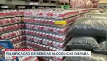 A falsificação de bebidas alcoólicas disparou no brasil, e São Paulo é um dos estados com o maior número de casos. Um levantamento mostra que, de cada cem garrafas, 15 não passam por inspeção. #BandJornalismo #BoraSP