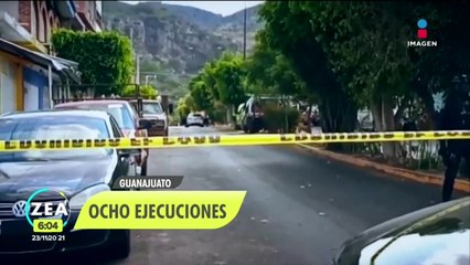 Ejecutan a ocho personas en Guanajuato en tres hechos distintos
