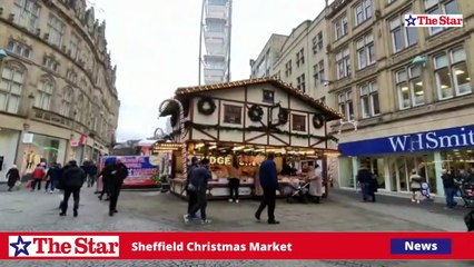 Take a walk around Sheffield Christmas Market