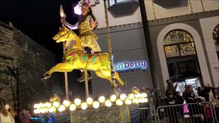 Christmas Light switch on in Derry
