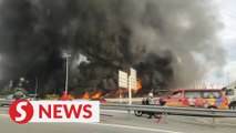 Fire destroys workshop in Segambut