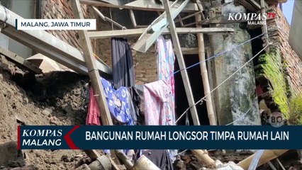 Longsor Timpa Rumah di Kota Malang, Satu Orang Luka-Luka