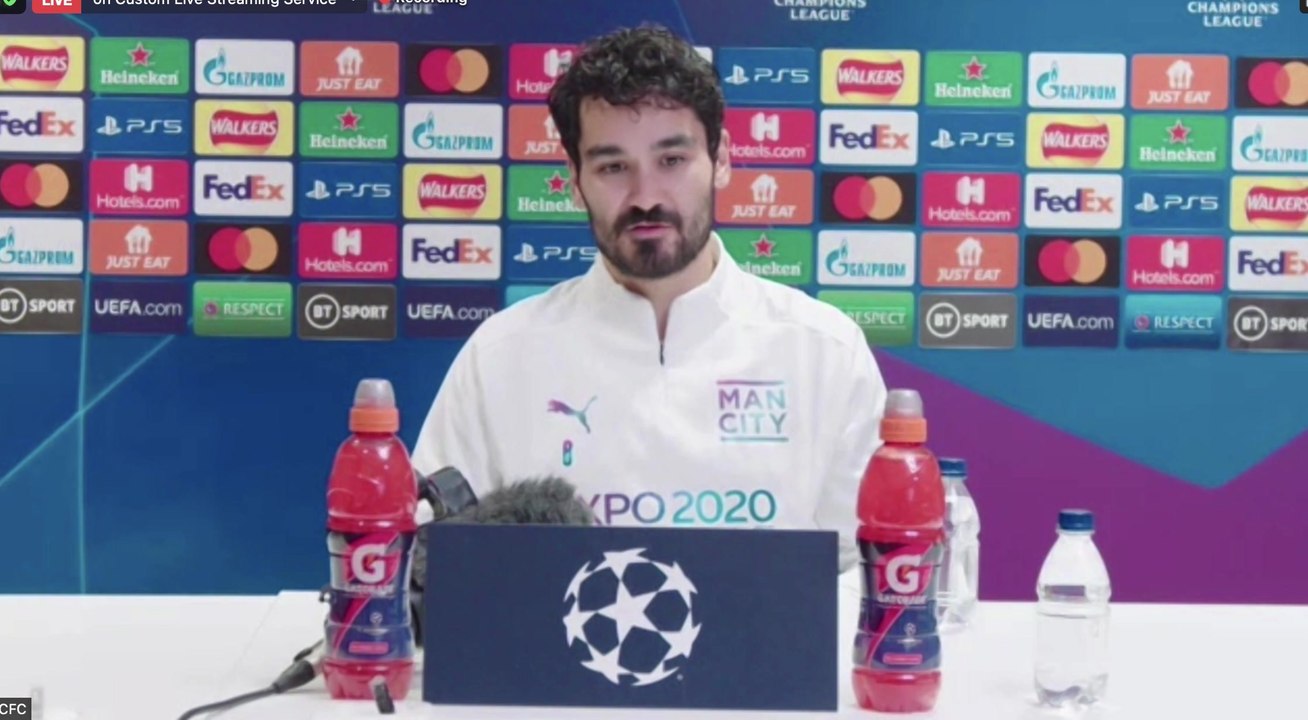 Ilkay Gundogan previews City - PSG