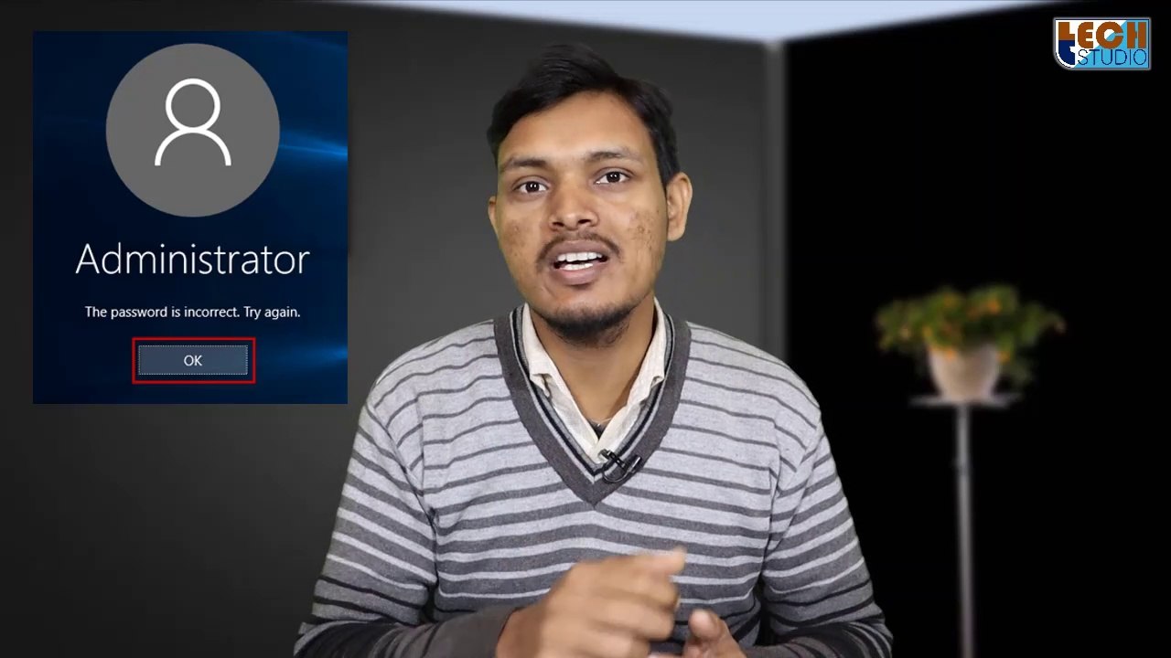 Reset Windows Administrator Password without Software | Administrator Password Reset | Tech Studio
