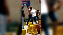 Homem furta cadeira e luta com funcionários de restaurante no ES