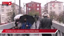 İstanbul'da sağanak yağış etkili oldu: İş çıkışı trafik kilitlendi