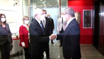 CHP lideri Kemal Kılıçdaroğlu , Gelecek Partisi lideri Ahmet Davutoğlu ile görüştü