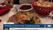 Surveys: Costs of Thanksgiving dinner rising