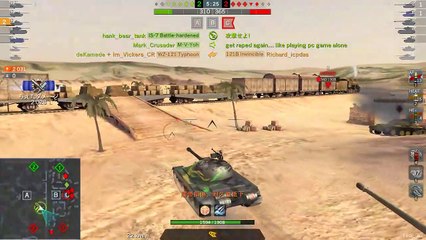 【WoTBlitz：WZ-121】 WZ-121      6.8k  6キル　Mバッチ By: Im_Vickers_CR