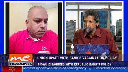 05: Unions upset with banks vaccination policy : 7 September, 2021