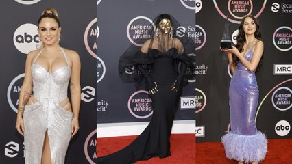 Our favorite red carpet looks at the 2021 AMAs