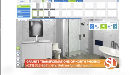 Step into a brand-new bathroom by Granite Transformations of North Phoenix