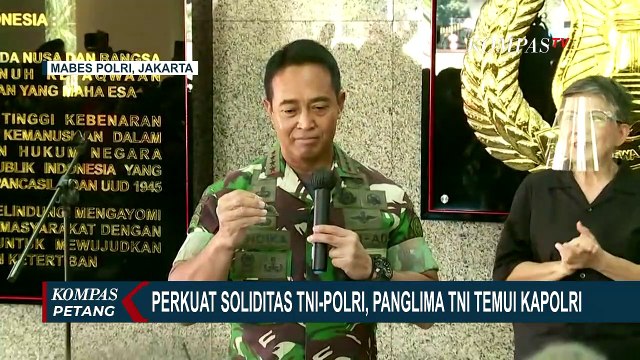 Perkuat Soliditas TNI Polri, Panglima TNI Andika Perkasa Temui Kapolri Listyo Sigit