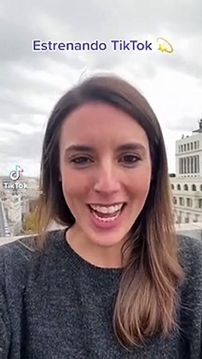 "Hola a todos, todas y todes..." el ridículo vídeo con el que Irene Montero estrena su canal de TikTok