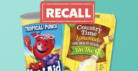 Kraft Heinz Recalls Kool-Aid, Country Time Drink Mixes Due to Glass and Metal Fragments