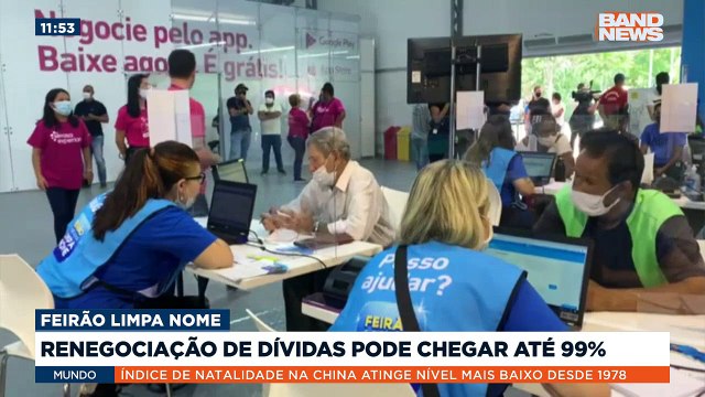 A inadimplência atinge cerca de 25% das famílias brasileiras. Juliana Rosa conversa com Lucas Lopes, diretor da Serasa, sobre o Feirão Limpa Nome .Saiba mais em youtube.com.br/bandjornalismo