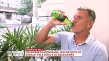 Olha aí quem a equipe do 'Donos' acompanhou ontem, no jogo entre Guarani x Goiás... O craque Careca! Acompanhem aí como foi a torcida do ídolo do Bugre!#OsDonosDaBola