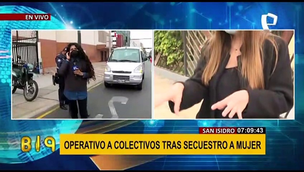 San Isidro: intensifican operativo contra colectivos tras secuestro a mujer por falso taxista