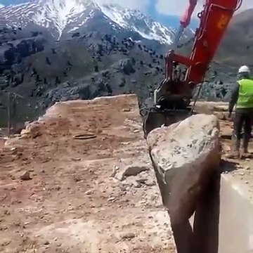 Un conducteur d'engin très talentueux