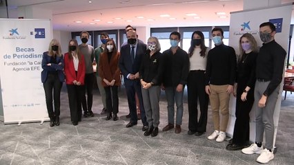 Efe acoge a los becarios de su "cantera", auspiciada por Fundación la Caixa