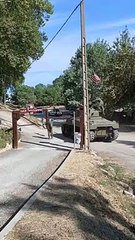 Sherman Tank Moving