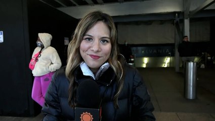 Holiday travelers on the move in NYC