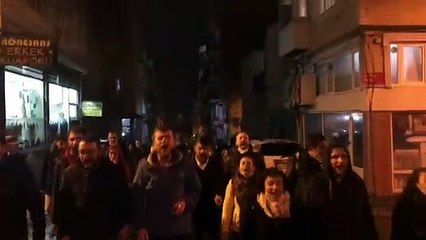 İstanbul Kocamustafapaşa'da hayat pahalılığı protestosu