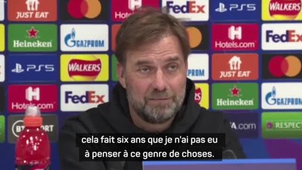 Groupe B - Klopp n’a pas pensé pas à Manchester United “une seconde”