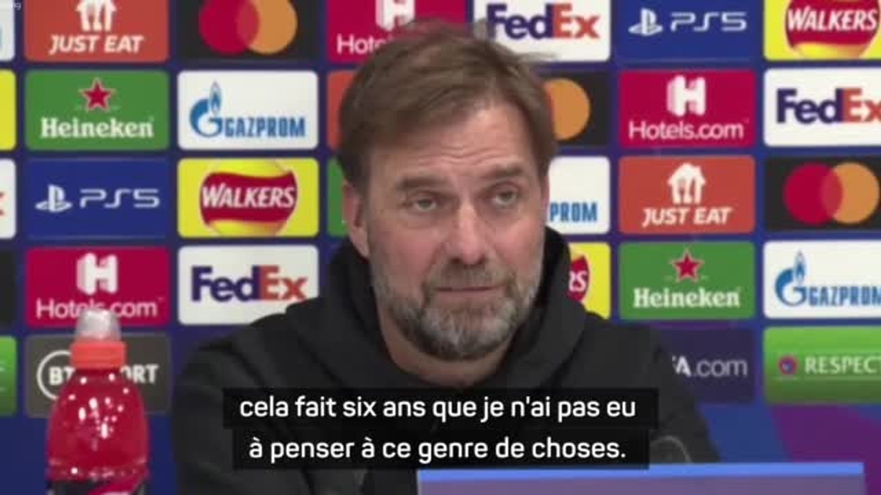Groupe B - Klopp n’a pas pensé pas à Manchester United “une seconde”